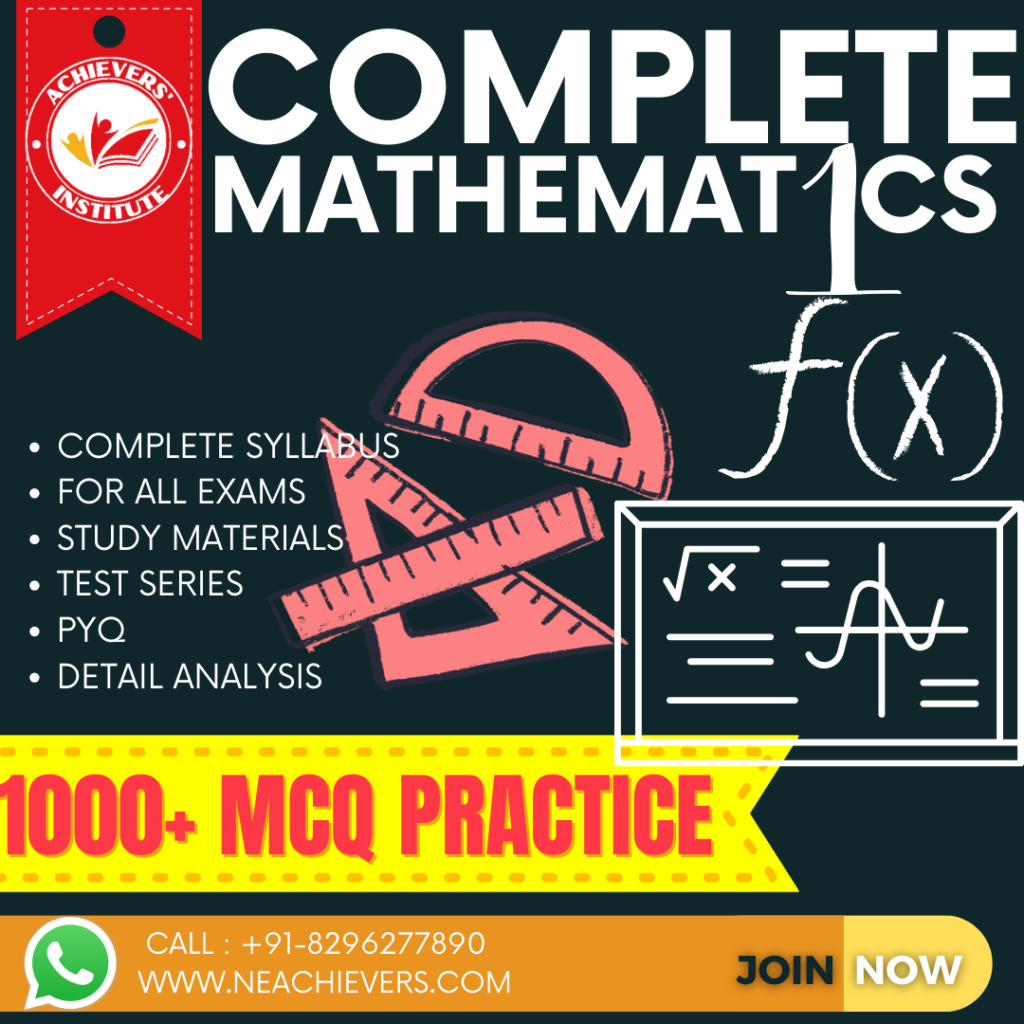 Complete Course on Mathematics