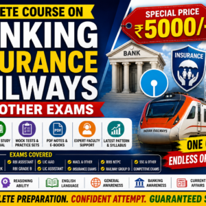 Complete Course for Banking, Insurance, Railways & Other Competitive Exams 2026